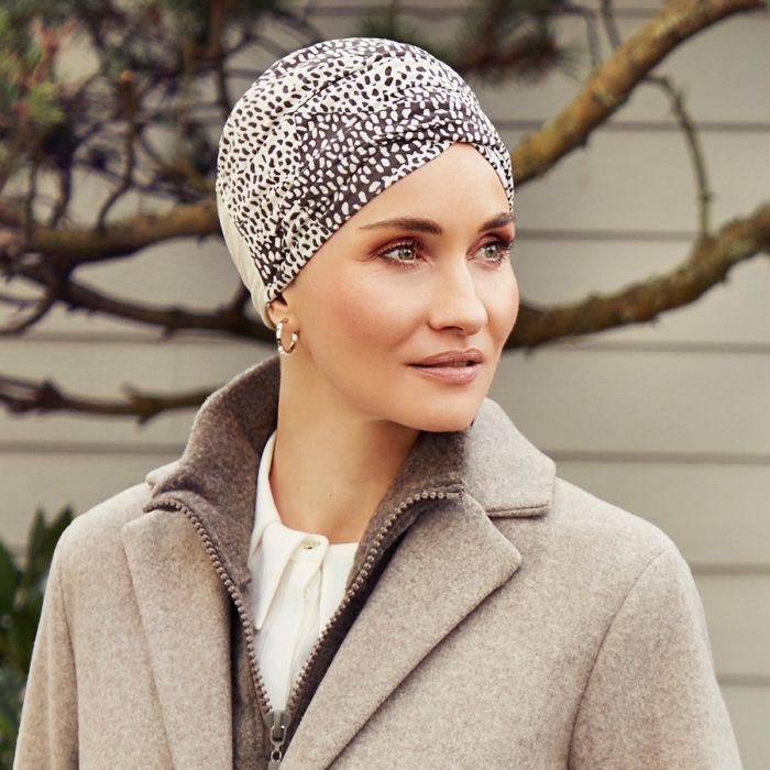 House of Christine-Amia Turban Patchwork Leo