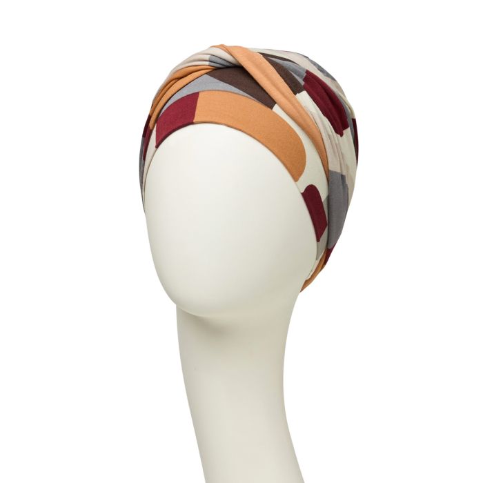 Turbanas House of Christine-Shakti Turban Caramel Graphics